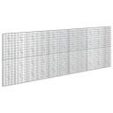 vidaXL Gabion med 3,5 mm tråd og 5x10 cm mesh 550x10x200 cm