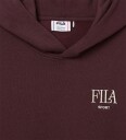 Fila Hettegenser - Casateia - Avslappet grafikk Børstet - Fudge - Fila - 11-12 år (146-152) - Hettegenser - Bordeaux