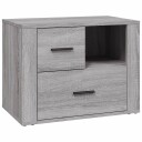 vidaXL Nattbord grå sonoma 60x36x45 cm konstruert tre