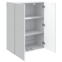 vidaXL Vegghengt skap Hvit 66 x 34,5 x 90 cm Konstruert tre