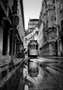 Rainy days in Lisbon Plakat / 100x150cm