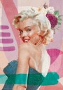 Blonde Glamour Flowers Plakat / 30x40