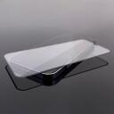 Wozinsky iPhone 14 Pro Skjermbeskytter - Dekselvennlig - Gjennomsiktig / Svart Kant
