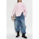 The Attico Dame Topper Rosa 2XS,