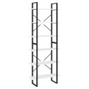 vidaXL H?yskap hvit 80x30x210 cm heltre furu