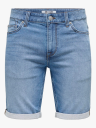 Only & Sons PLY Jog Denim Shorts Blå S