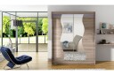 Leila Garderobe med Speil 150x200 cm - Beige