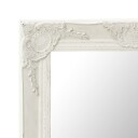 vidaXL Veggspeil barokkstil 60x40 cm hvit