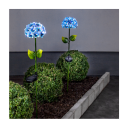 STAR TRADING 481-56 HORTENSIA DEKORATIVT LYS, BLÅ