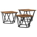  Sidebord 3 stk Gamletre Ingeniørtre