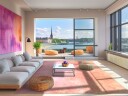 Wilton teppe   Baden rosa Størrelse: 200 x 280 cm