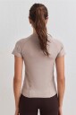 aim´n Soft Basic Short Sleeve   Beige   S
