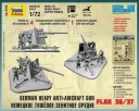 Zvezda 1/72 German Heavy Anti-Aircraft Gun 88mm Flak 36/37