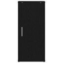  Skoskap svart eik 32x35x70 cm konstruert tre