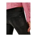 Tommy Hilfiger Dame Jeans Svart W25 L30,
