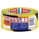 tesa Floor Marking Tape Premium indoor and outdoor 33m x 50 mm Gul-Svart