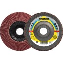 10 stk Klingspor slipeskiver SMT 974, Keramikk, 125 x 22,23 mm, K80