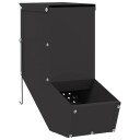 Vidaxl Kaninfôrer Svart 12.5 X 26 X 28.5 cm 1 kg Kaldvalsget Stål