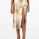 Roberto Cavalli Dame Skjørt Gul M,