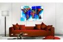 Bilde Rainbow Map 120x80 Artgeist sp. z o. o.