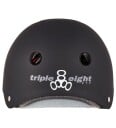 Triple Eight Hjelm - Sertifisert Sweatsaver - Black Gummi - Triple Eight - XS/Sykkelhjelm - Svart