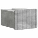  Vegghengt Nattbord med skuff 2 pcs Betonggrå 33 x 34,5 x 24 cm