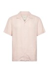 Calvin Klein Ss Camp Collar Solid Linen Class Pink XXL