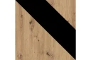 Ines TV-Benk 40x135 cm - Eik/Svart