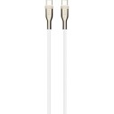 FIXED METAL series 100W USB-C/C braided cable 1.2m White