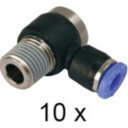 Innstikksskrue 1/2" banjo 8 mm. Pakke med 10 stk.