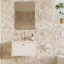 Gustavsberg Ducentic Servantskap med Porselenservant Lys eik / 120cm 2 Dobbel Hull for Kran