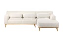 Bree Hjørnesofa 3 seter   Hvit/Lyst tre