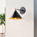 Opviq Vegglampe Berceste 185-A svart/gull