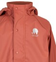CeLaVi Basic Rainwear Set -Solid Pu Red 68-74