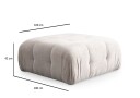 Yvara Sittepuff 100 cm   Beige