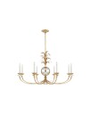 Gramercy Grande Wide Chandelier Gilded Iron