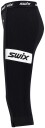 Swix Racex Warm Bodyw 3/4 Pant Dame blåck S