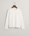Langermet t-skjorte med logo WHITE S