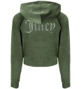 Juicy Couture Cardigan   Madison   Velur   Timian   Juicy Couture   XXS   Xtra Xtra Small   Cardigan   Grønn