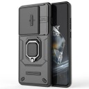 INCOVER OnePlus 12 Håndverker Deksel med Magnetisk Kickstand Og Cam Slider - Svart