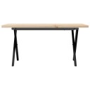  Salongbord X-ramme 100x50x45,5 cm heltre furu og støpejern 3282754