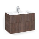 Macro Design Crown Line/push-open Servantskap 2 Skuff - med Light Servant Brun ask / 80cm 8