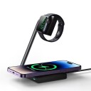 Joyroom 15W Trådløs ladestasjon med MagSafe & Qi - Sort