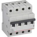 Legrand 3 stk RX³ MCB automatsikring C50 4P 4M 6kA