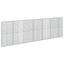 vidaXL Gabion med 3,5 mm tråd og 5x10 cm mesh 650x20x200 cm