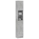 vidaXL Baderomsskap betonggrå 32x25,5x190 cm sponplate