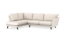 Trend Lyx 4 seters Venstrevendt L formet Sjeselongsofa i Stoff   Beige