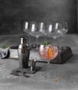 Luigi Bormioli Mixology spansk gin og tonicglass 4-pack 4 stk/pakke Transparent