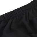 vidaXL 3-seters sofaovertrekk polyester svart