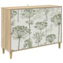 vidaXL Serviesskap GOTHA Sonoma 102 x 33 x 75 cm Konstruert tre